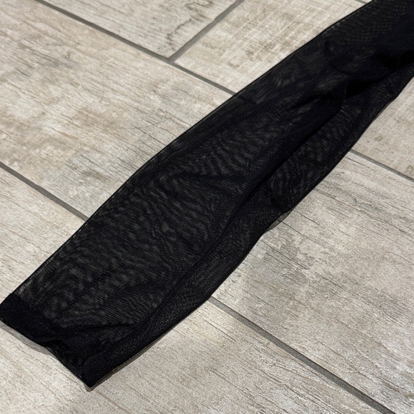 Zara Black Mesh Sleeve Bodysuit - Picture 3 of 6